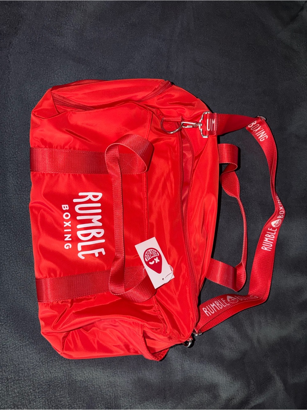 Rumble Boxing Red Duffel Bag -